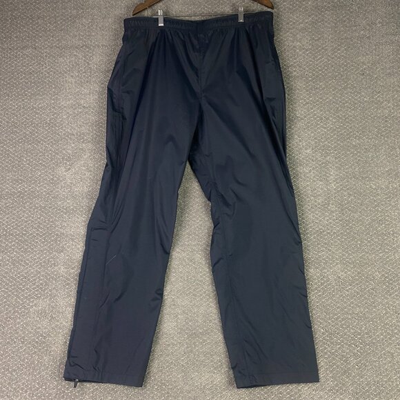 LL Bean TEK Nylon Rain Pants Men's Large Waterproof Black OAH33 - Picture 1 of 16